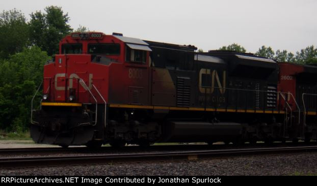 CN 8003, front and conductor's side view